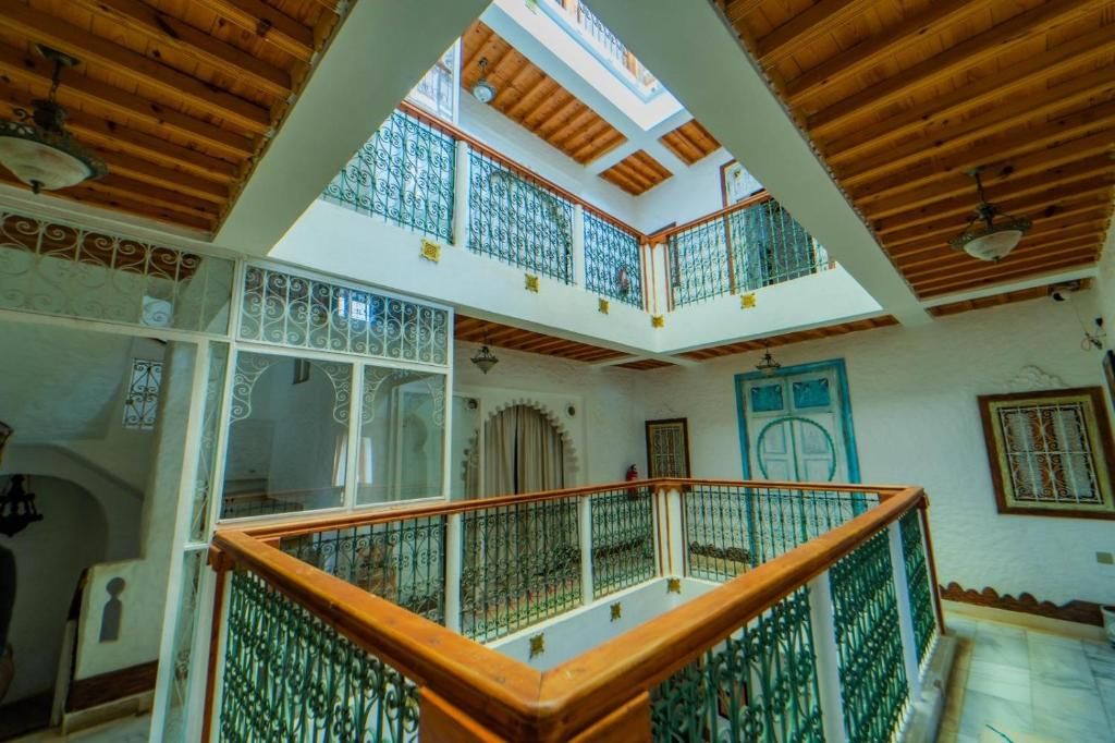 Traditional courtyard at Riad La Santa